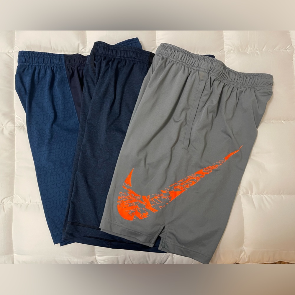 Lot of Men’s Medium Nike and Under Armour Shorts